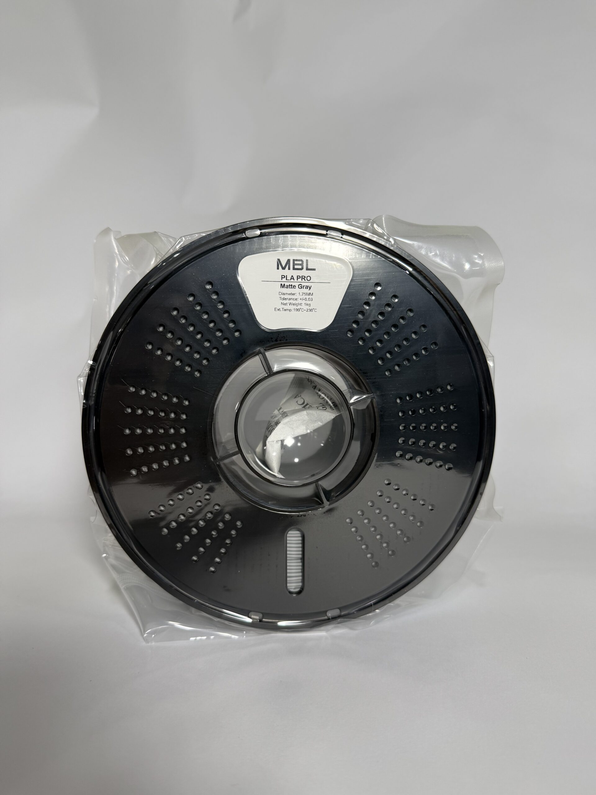 Filament za 3D štampač PLA MBL Pro Mat Siva 1.75mm 1kg - Slika 3